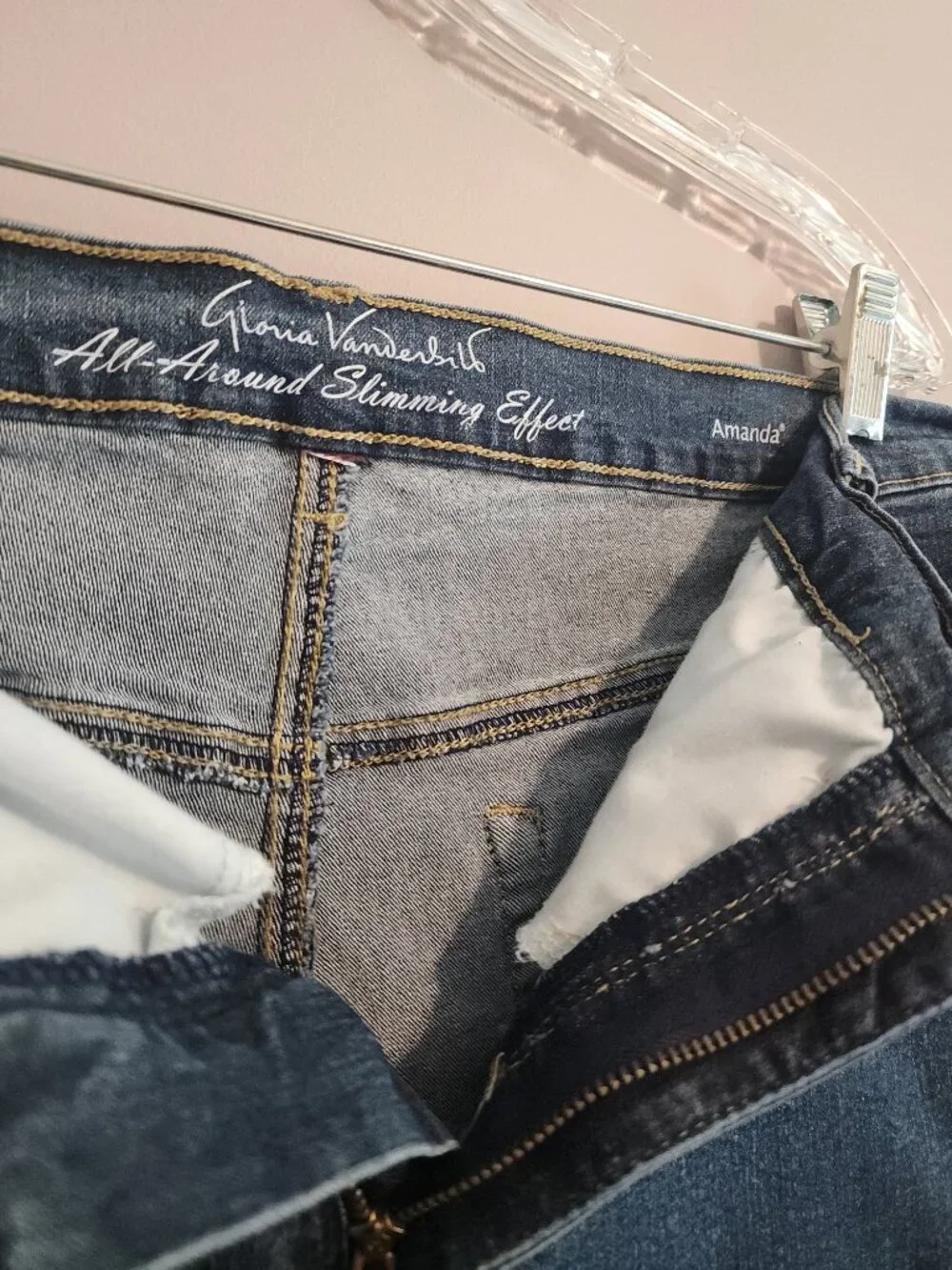 Gloria Vanderbilt Amanda Slimming Effect Jean Shorts Size 20W